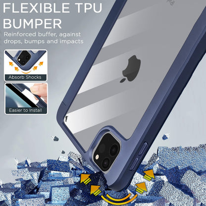 Dark blue Smart Trifold wallet flip cover for iPad Pro 11 Inch 2022/2021 4th/3rd Gen – Pikkme – photo 4