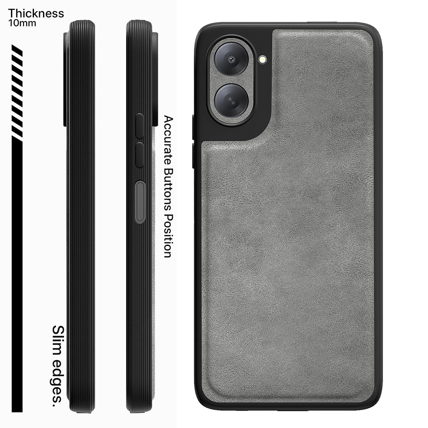 Grey mobile cover for Redmi A7 5G – Pikkme – photo 3