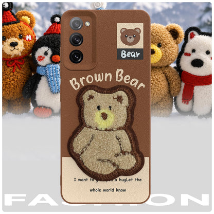 Pikkme Samsung S20 FE/S20 FE 5G Plush Patch brown mobile cover – photo 7