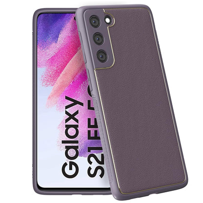 Pikkme purple Chrome mobile back cover for Samsung S21 FE 5G