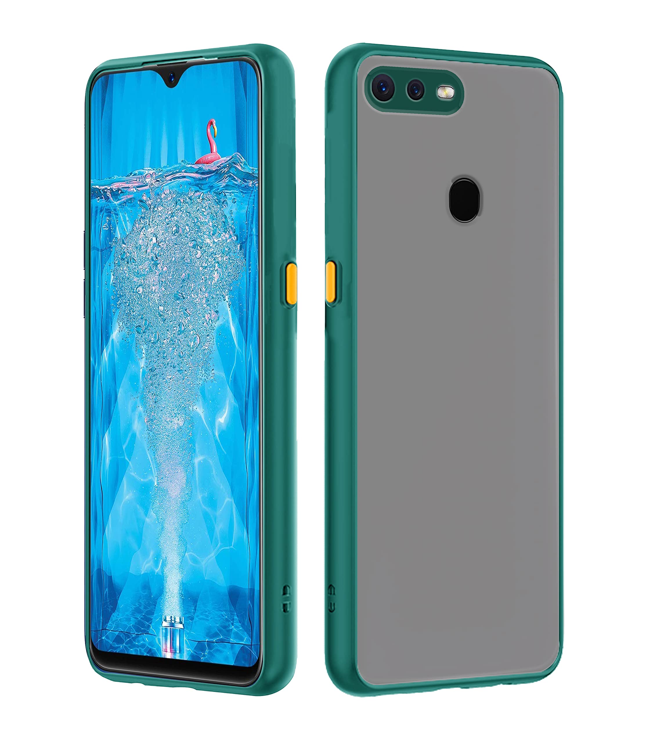 Green Hybrid mobile back cover for Oppo F9 Pro/Realme 2 Pro/Realme U1 – Pikkme
