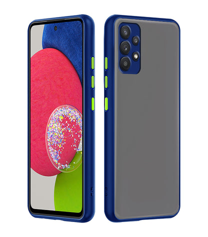 Samsung A53 5G mobile back cover in blue by Pikkme