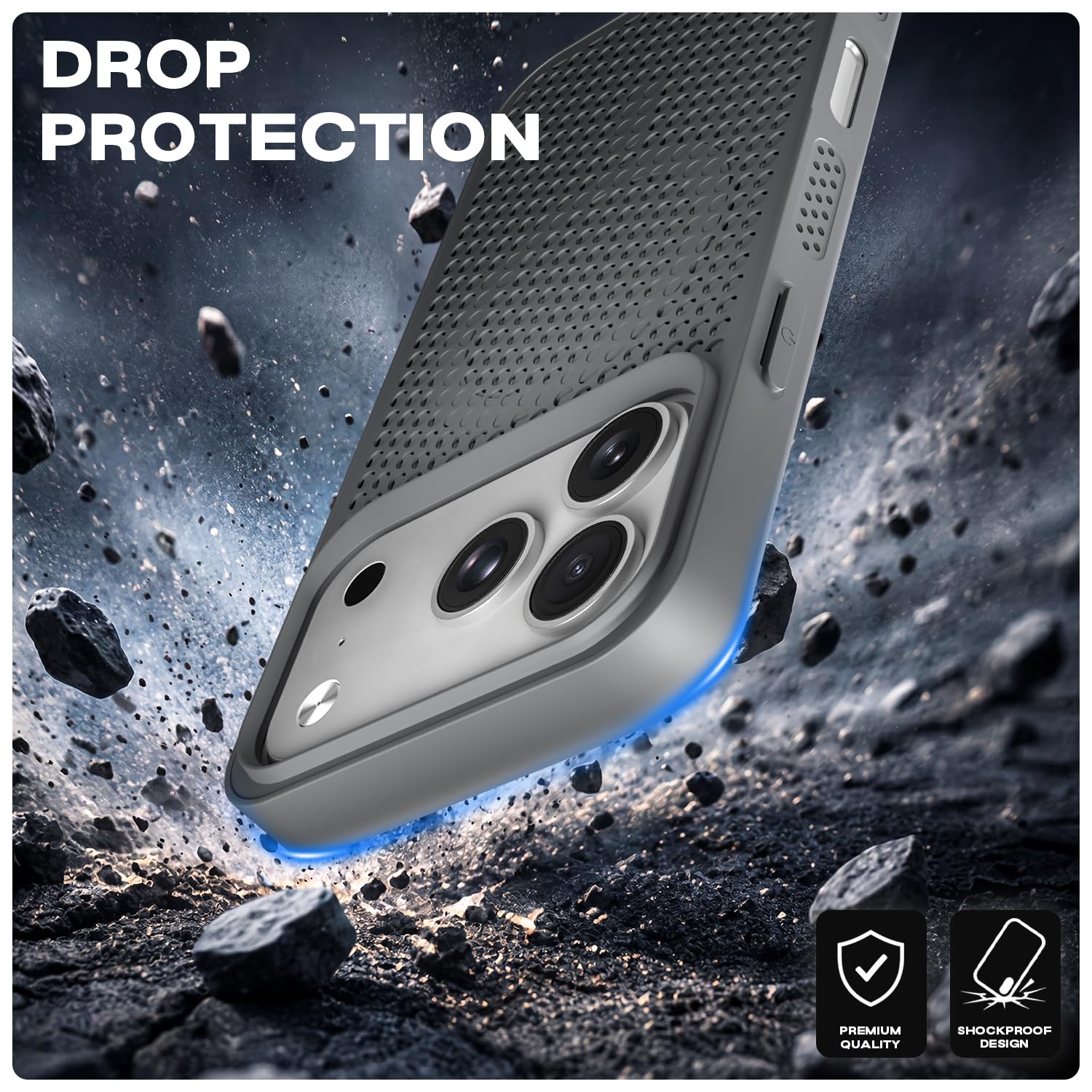 Pikkme grey mobile cover for iPhone 17 Pro – photo 4