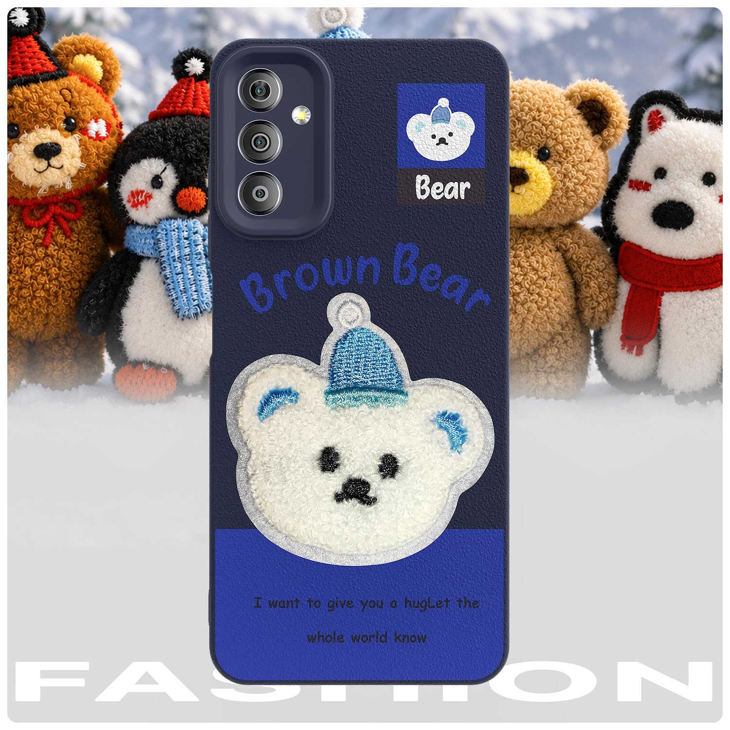 Pikkme Samsung F23 5G blue mobile back cover – photo 7