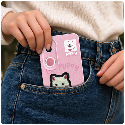 iQOO Z10R/Vivo V50/V50e/T4R 5G Plush Patch back cover in pink by Pikkme – photo 4