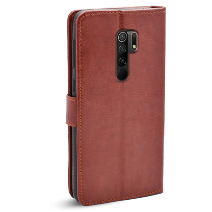 Brown Wallet wallet flip cover for Poco M2 – Pikkme – photo 4