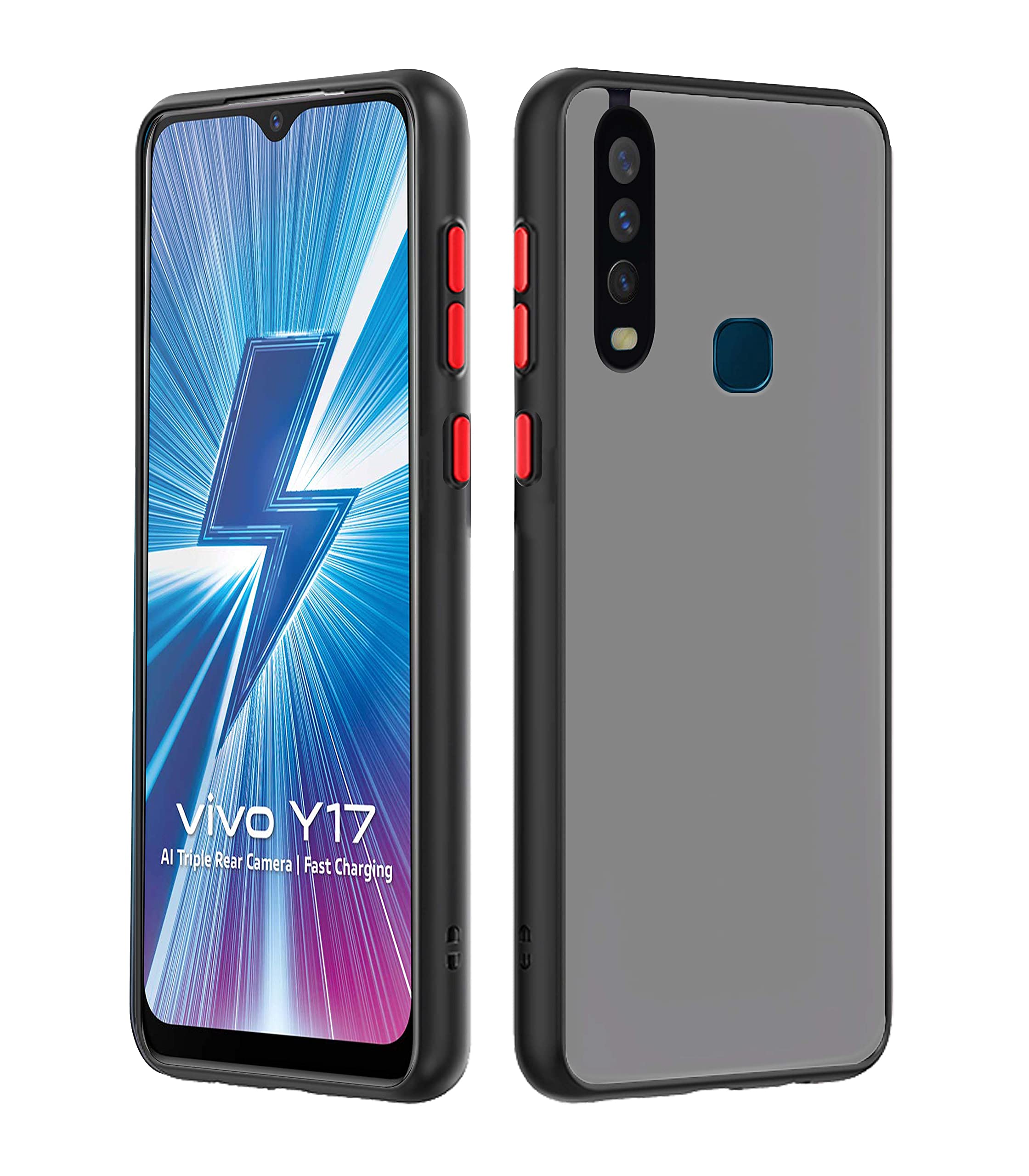 Matte Back cover for Vivo Y12/Y15/Y17/U10 – Pikkme