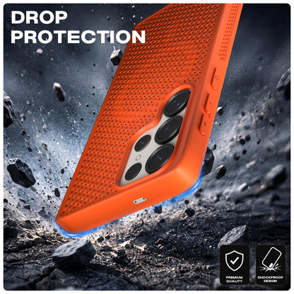 Orange MagSafe phone cover for Samsung S25 Ultra 5G – Pikkme – photo 4