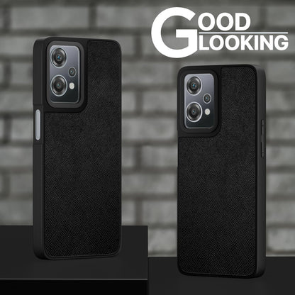 Pikkme OnePlus Nord CE 2 Lite 5G Indian Leather Back Cover (Black)