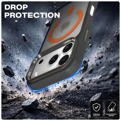 Black & orange mag-safe MagSafe phone cover for iPhone 17 Pro Max – Pikkme – photo 6