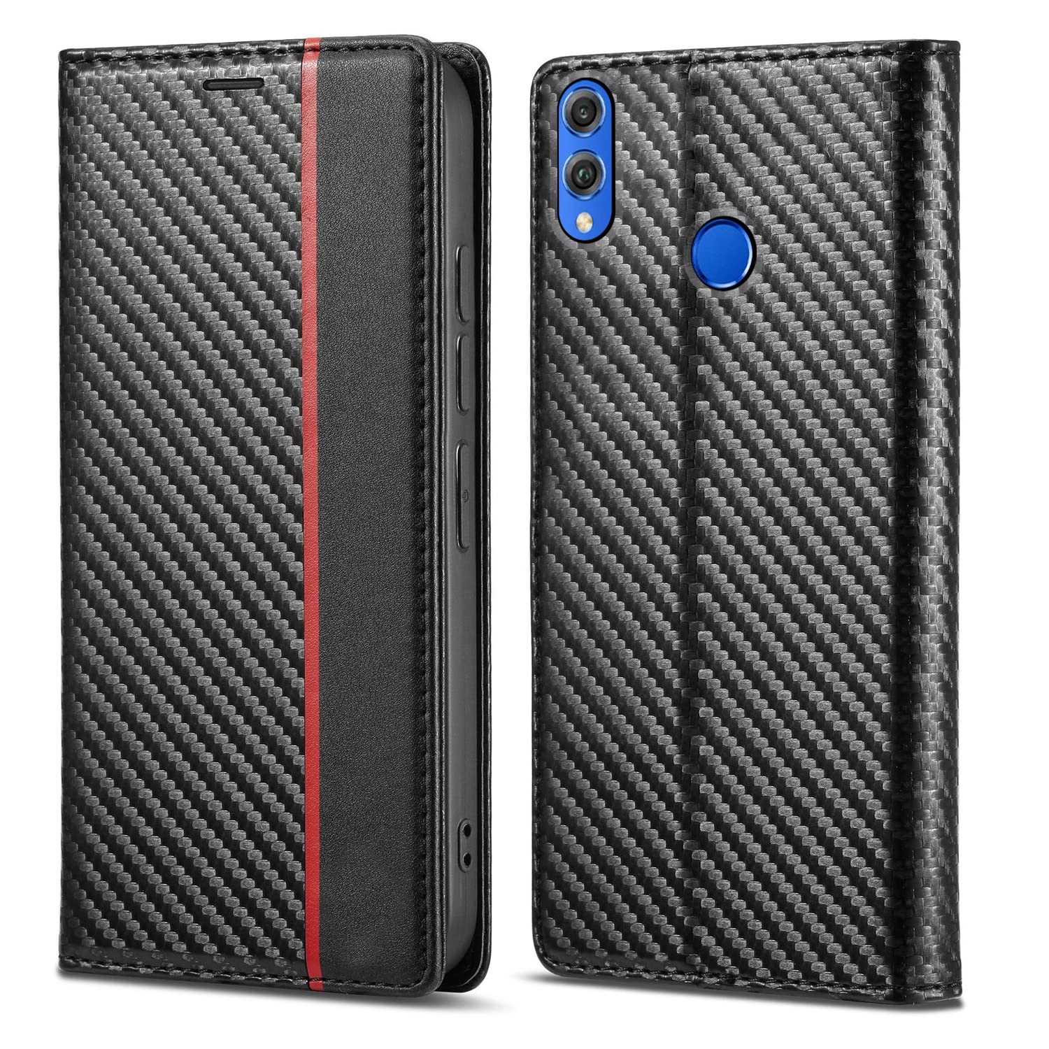 Pikkme Honor 8x black wallet flip cover