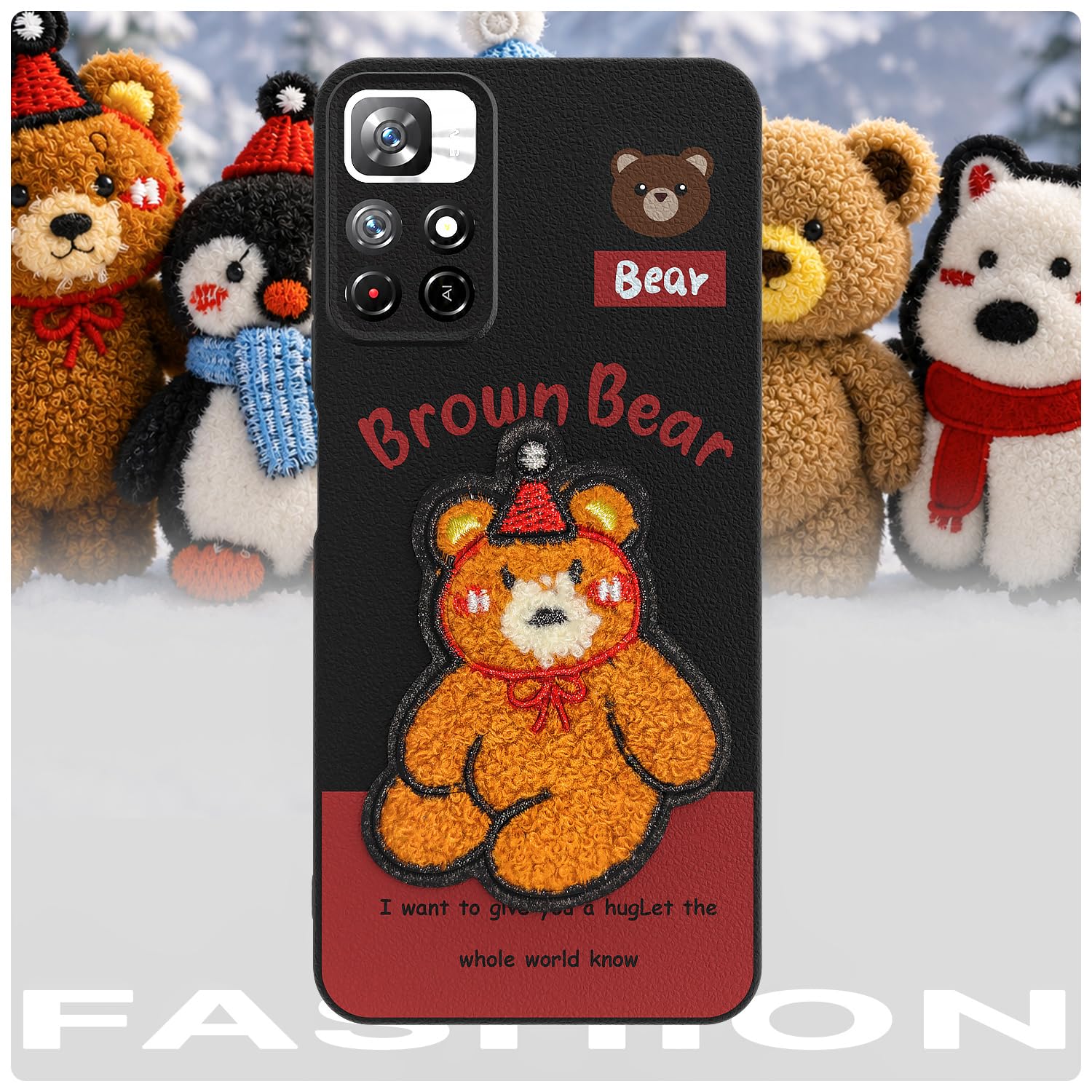 Pikkme cherry Plush Patch back cover for Redmi Note 11T/Poco M4 Pro 5G – photo 7
