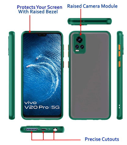 Green Hybrid back cover for Vivo V20 Pro – Pikkme – photo 3