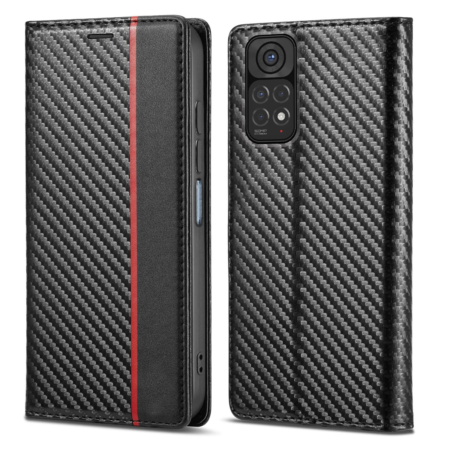 Pikkme Redmi Note 11/Note 11S Wallet black flip cover