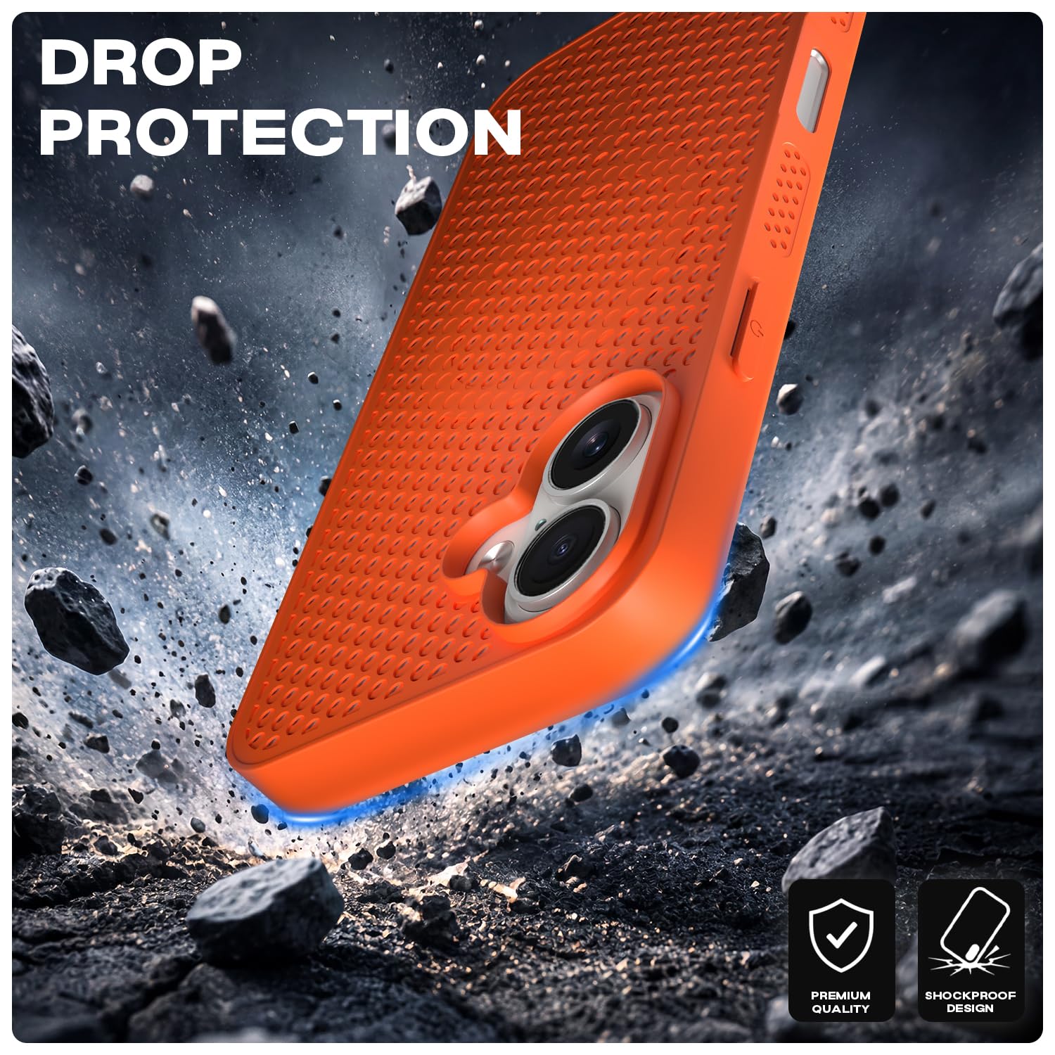 iPhone 17 MagSafe phone cover in orange by Pikkme – photo 4