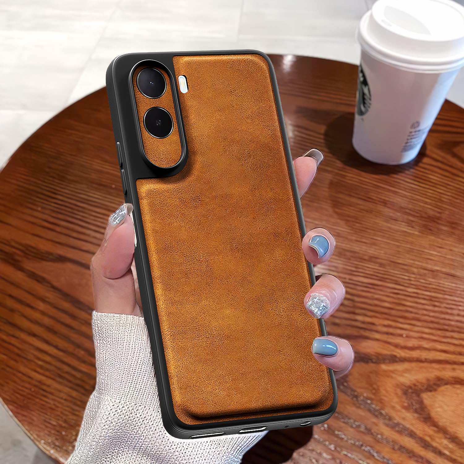Redmi A7 Pro/Poco C85x 5G back cover in brown by Pikkme – photo 7