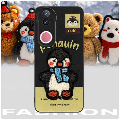Pikkme black Plush Patch phone cover for iQOO Z10R/Vivo V50/V50e/T4R 5G – photo 7