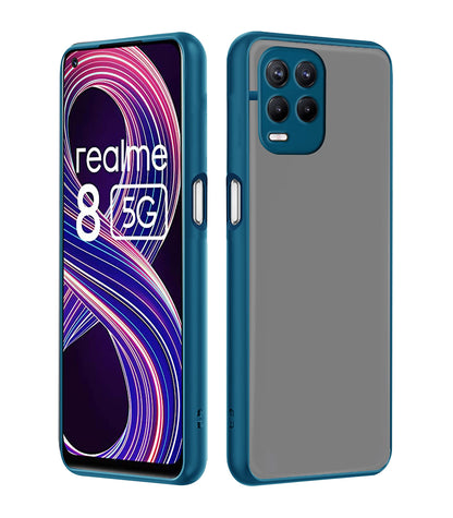 Pikkme blue back cover for Realme 8/8s/Narzo 30 5G