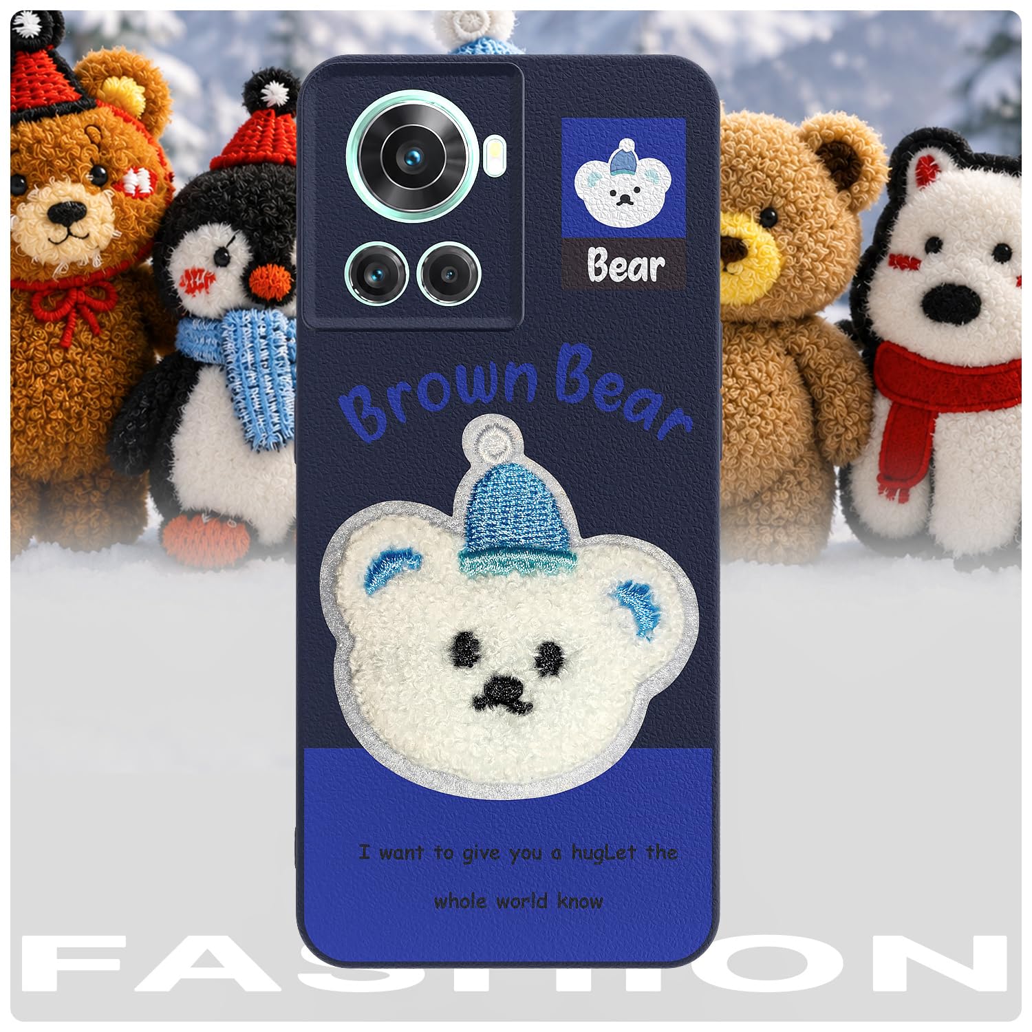 Blue Plush Patch mobile back cover for OnePlus 10R/10R Prime 5G – Pikkme – photo 7