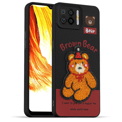 Cherry Plush Patch mobile cover for Oppo F17 – Pikkme