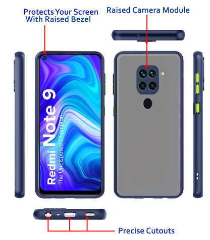 Pikkme blue Matte mobile cover for Redmi Note 9 – photo 3