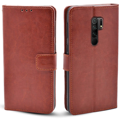 Brown mobile flip cover for Poco M2 – Pikkme