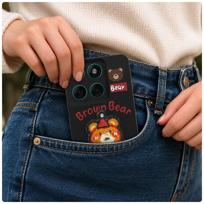 Pikkme cherry Plush Patch mobile cover for Moto Edge 60/Edge 60 Fusion 5G – photo 4