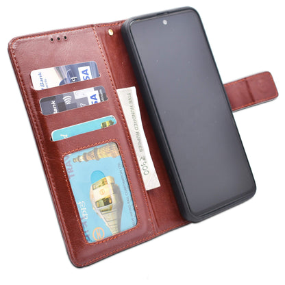 Pikkme brown Wallet flip cover for Poco M2 – photo 3