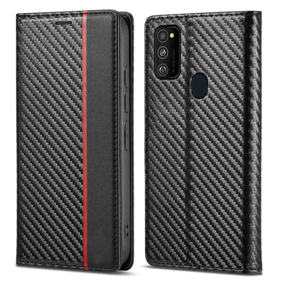 Pikkme black flip case for Samsung M30s/M21/M21 2021
