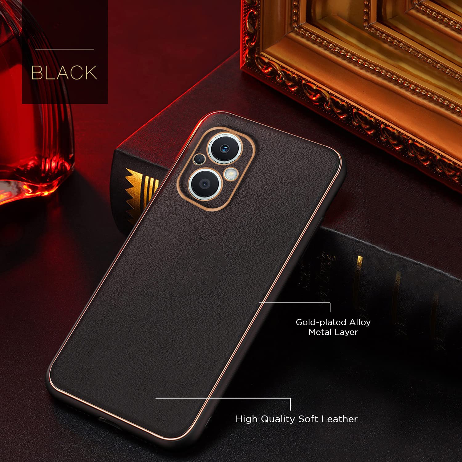 Black Chrome mobile cover for Oppo F21 Pro 5G – Pikkme – photo 4
