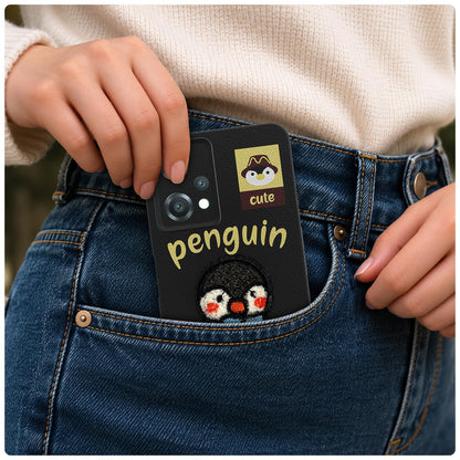 Pikkme black Plush Patch mobile cover for OnePlus Nord CE 2 Lite 5G – photo 4