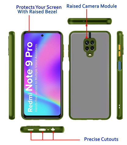 Pikkme green mobile back cover for Redmi Note 10 Lite/Note 9 Pro/Note 9 Pro Max – photo 3