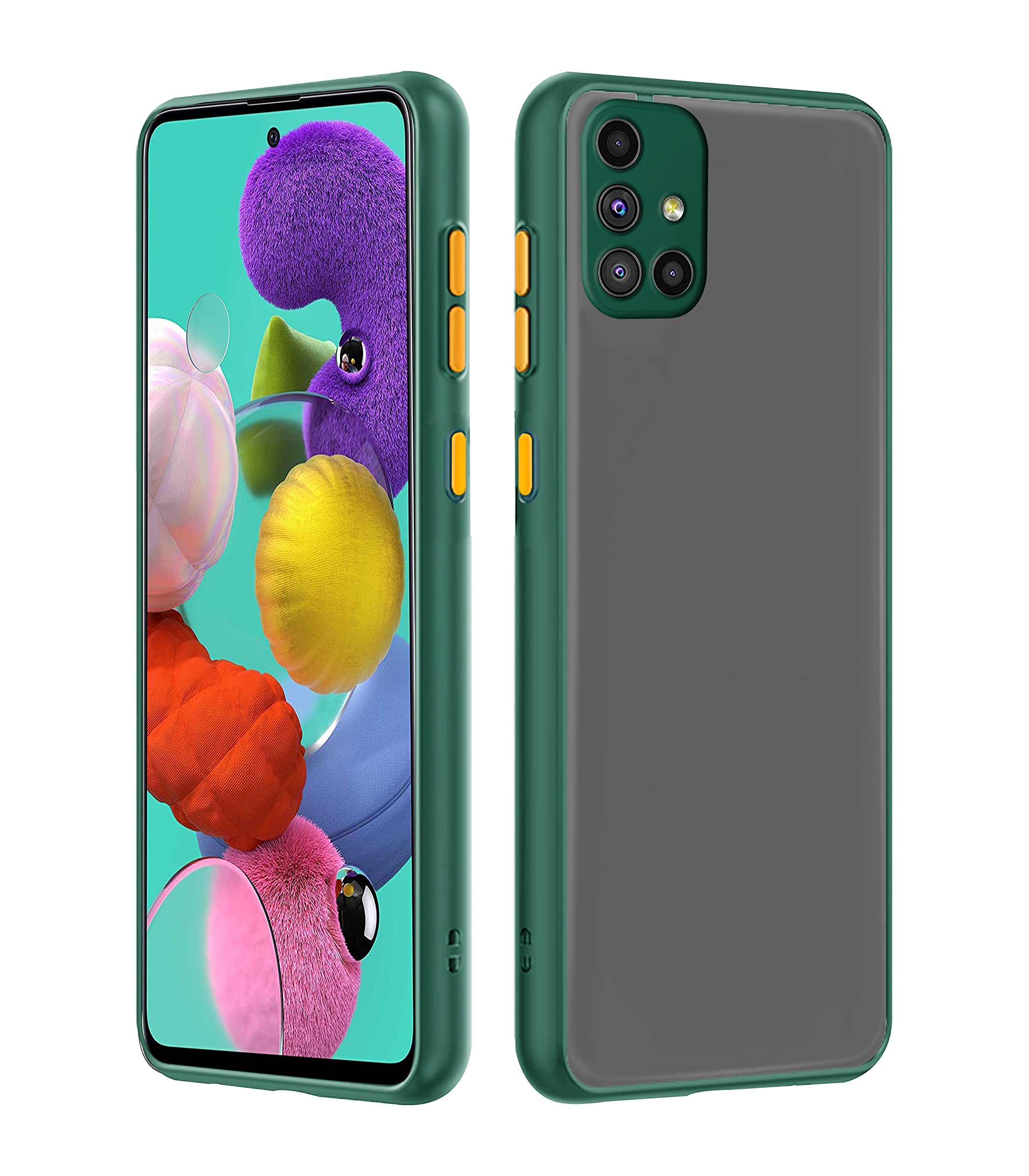 Samsung A51 back cover in light green by Pikkme