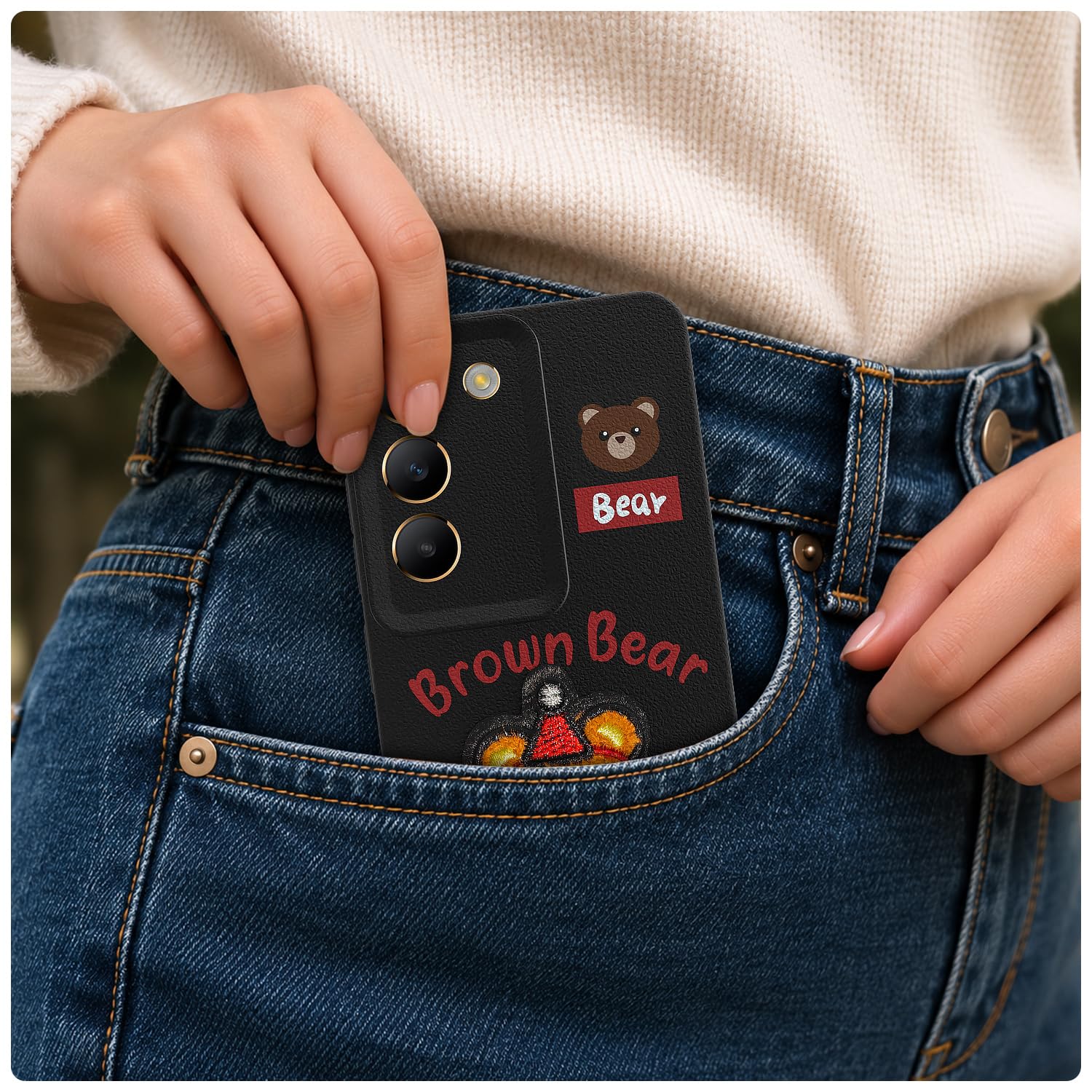 Cherry Plush Patch back cover for Vivo Y100 5G – Pikkme – photo 4