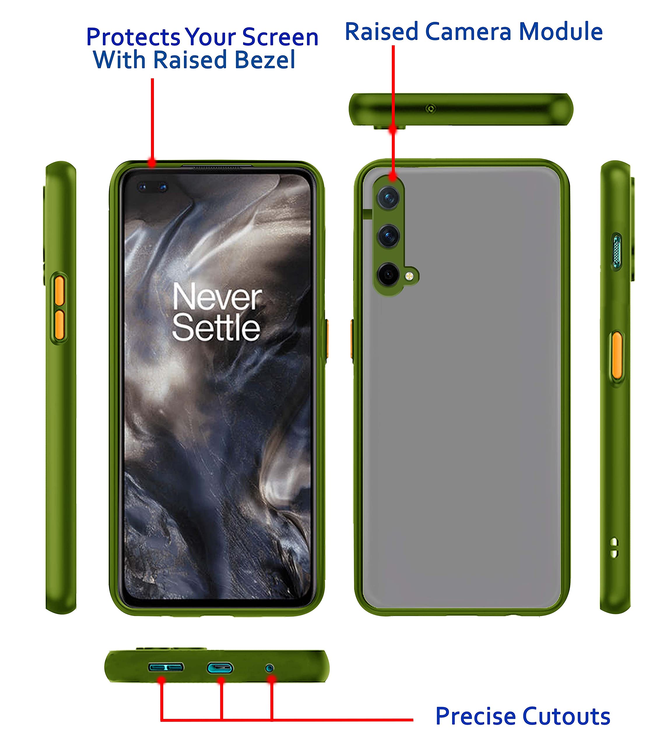 Pikkme green phone cover for OnePlus Nord CE 5G – photo 3