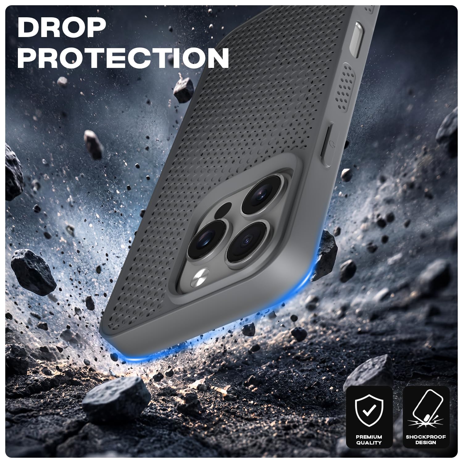 Pikkme grey mobile back cover for iPhone 16 Pro Max – photo 4