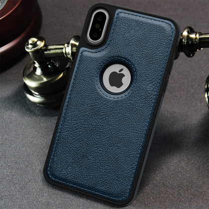 Pikkme iPhone Xs Max Flexible Pu Leather Back Cover | Blue
