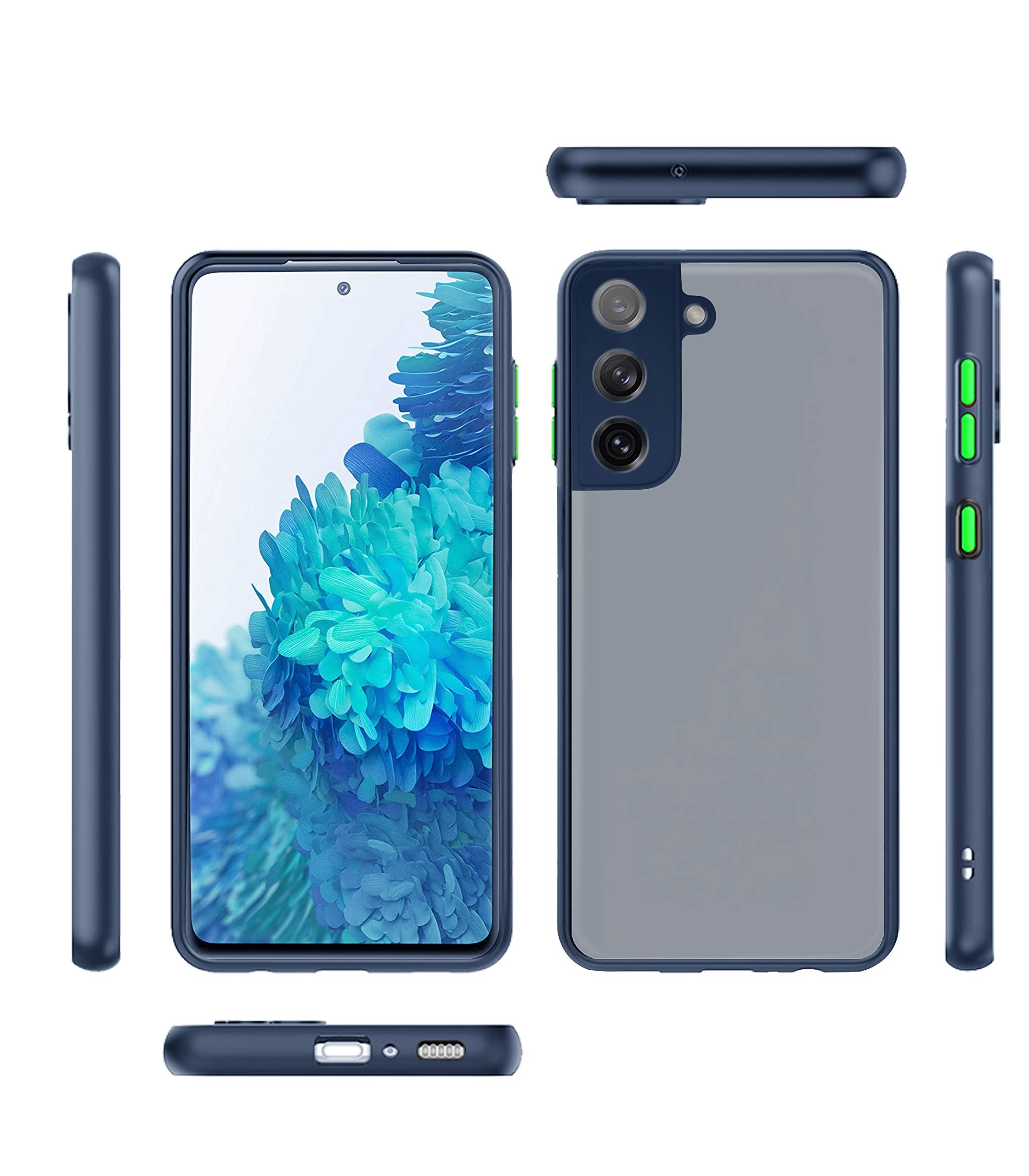 Pikkme Samsung S21 Plus Matte blue mobile back cover – photo 2