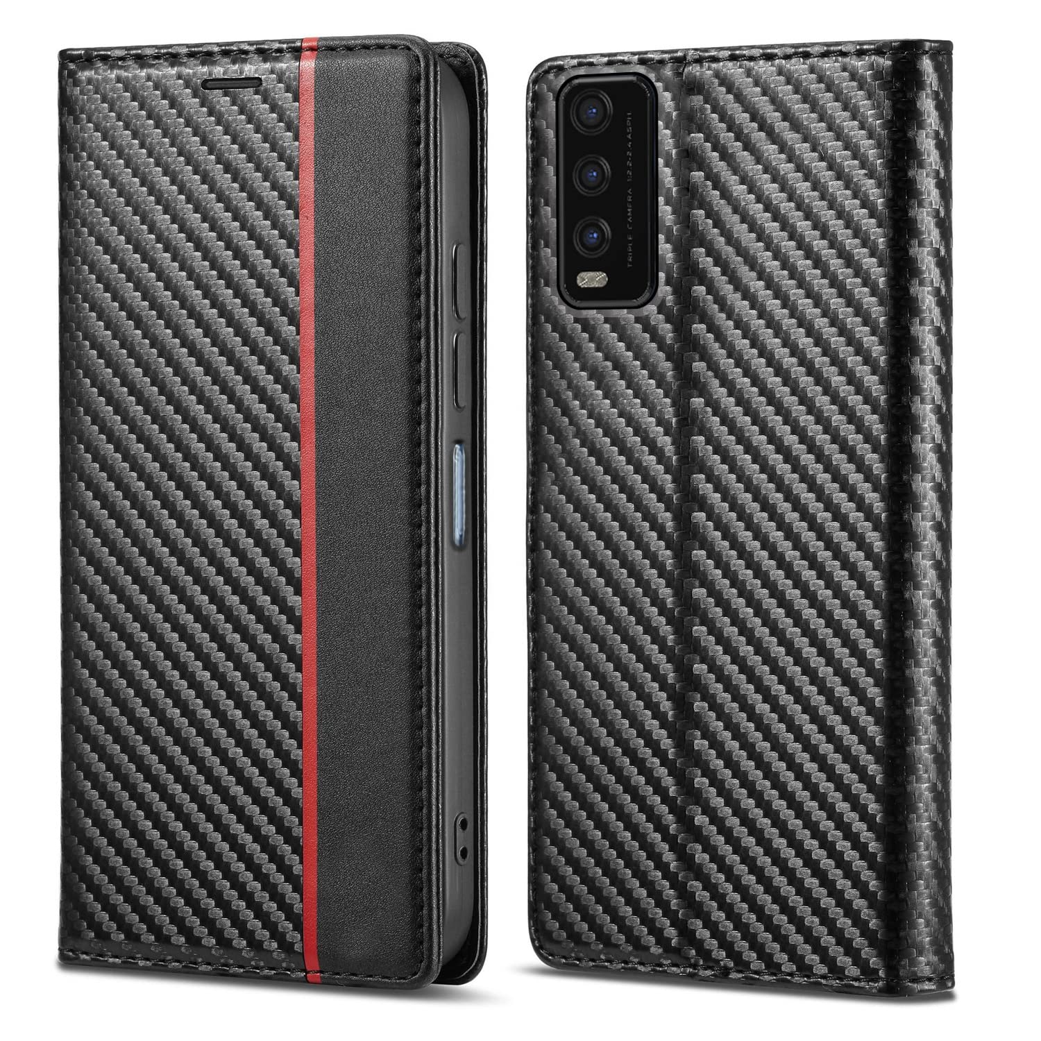 Pikkme Vivo Y12s/Y20/Y20i/Y20G Wallet black flip cover