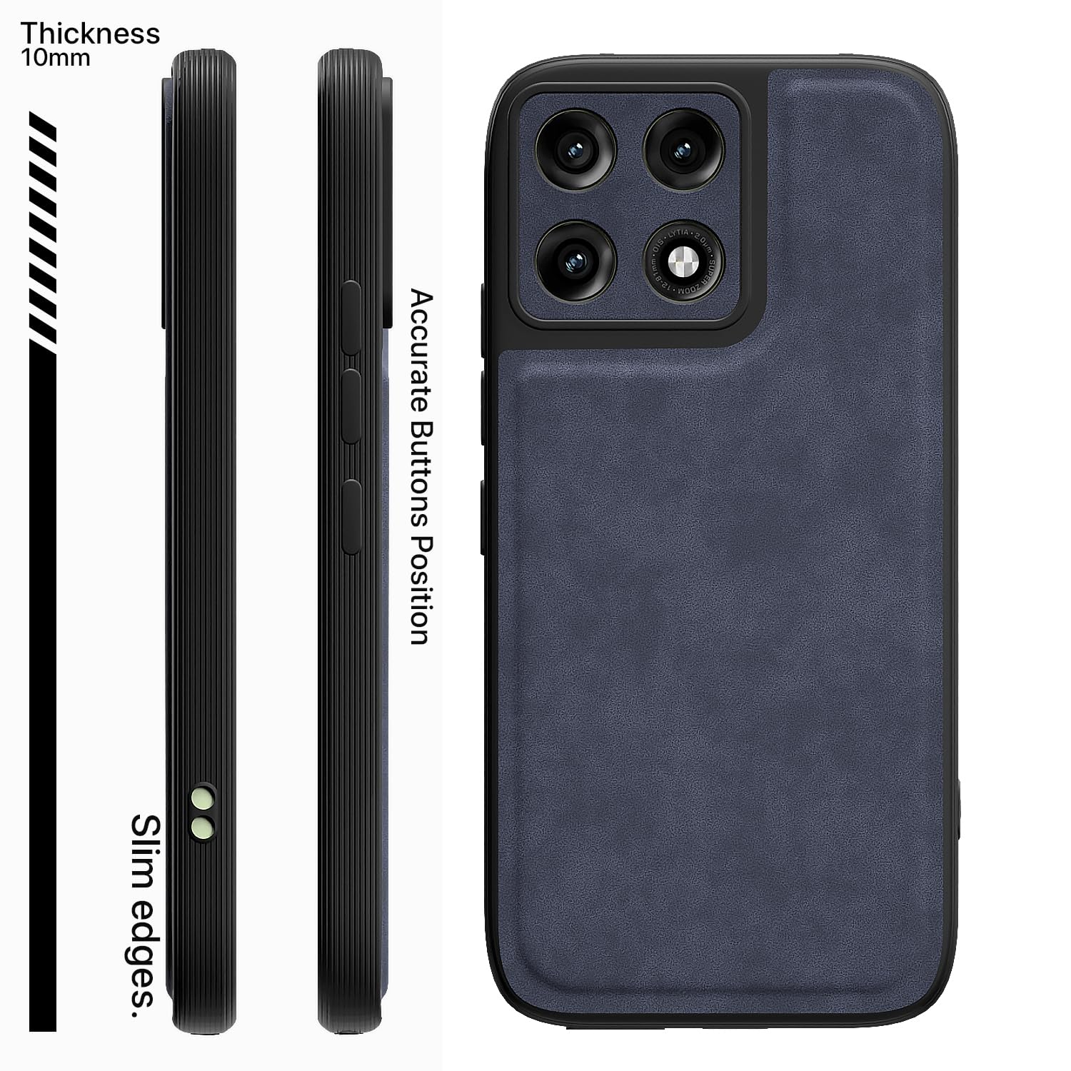 Pikkme blue phone cover for Moto Edge 70 Pro 5G – photo 3