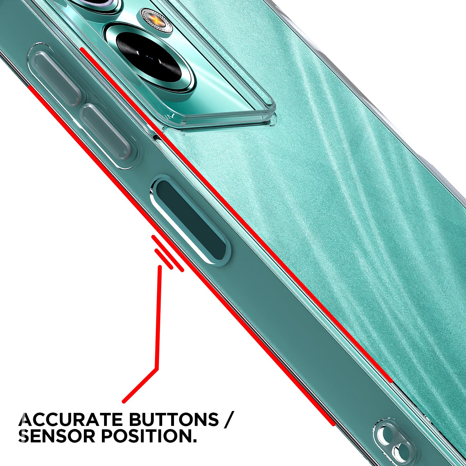 Pikkme transparent PC-TPU phone cover for Oppo A79 5G – photo 6