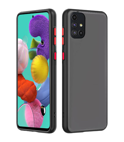Samsung A51 Matte phone cover in black by Pikkme