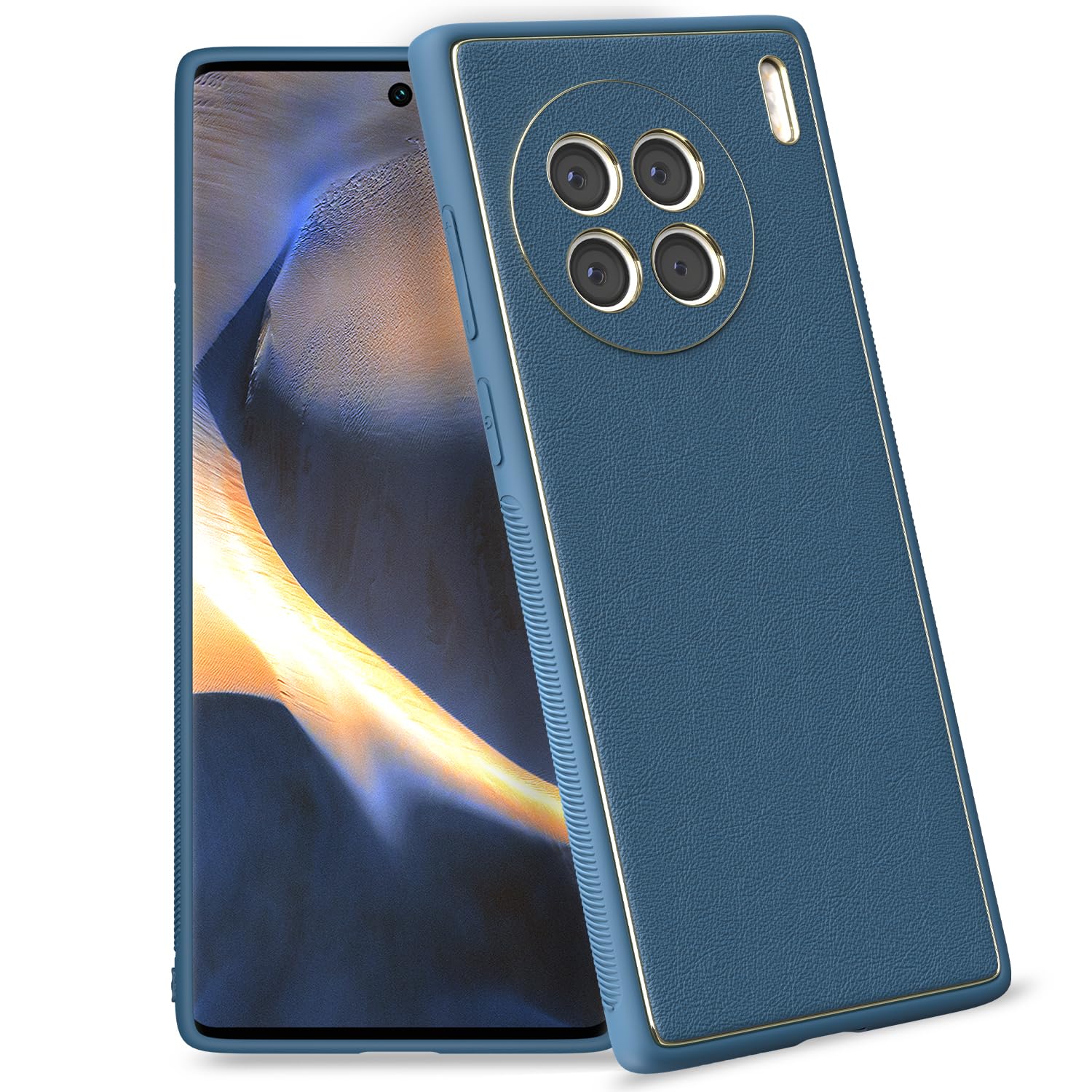 Pikkme blue mobile cover for Vivo X90 5G