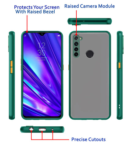 Pikkme Oppo Realme 5 Pro Hybrid green mobile cover – photo 3