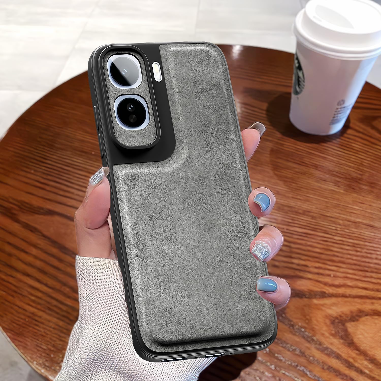 Vivo T5 Pro 5G phone cover in grey by Pikkme – photo 7