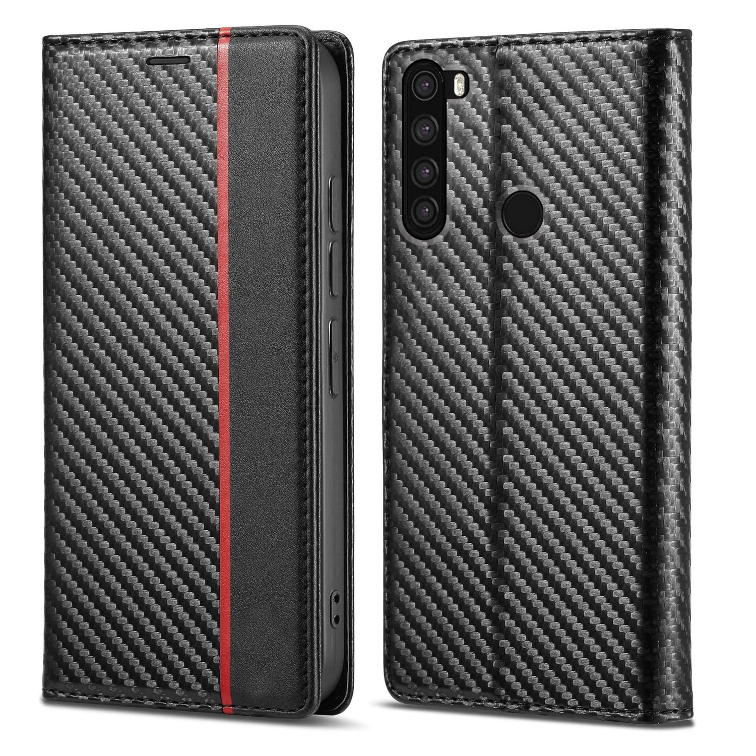 Black Wallet mobile flip cover for Redmi Note 8 – Pikkme