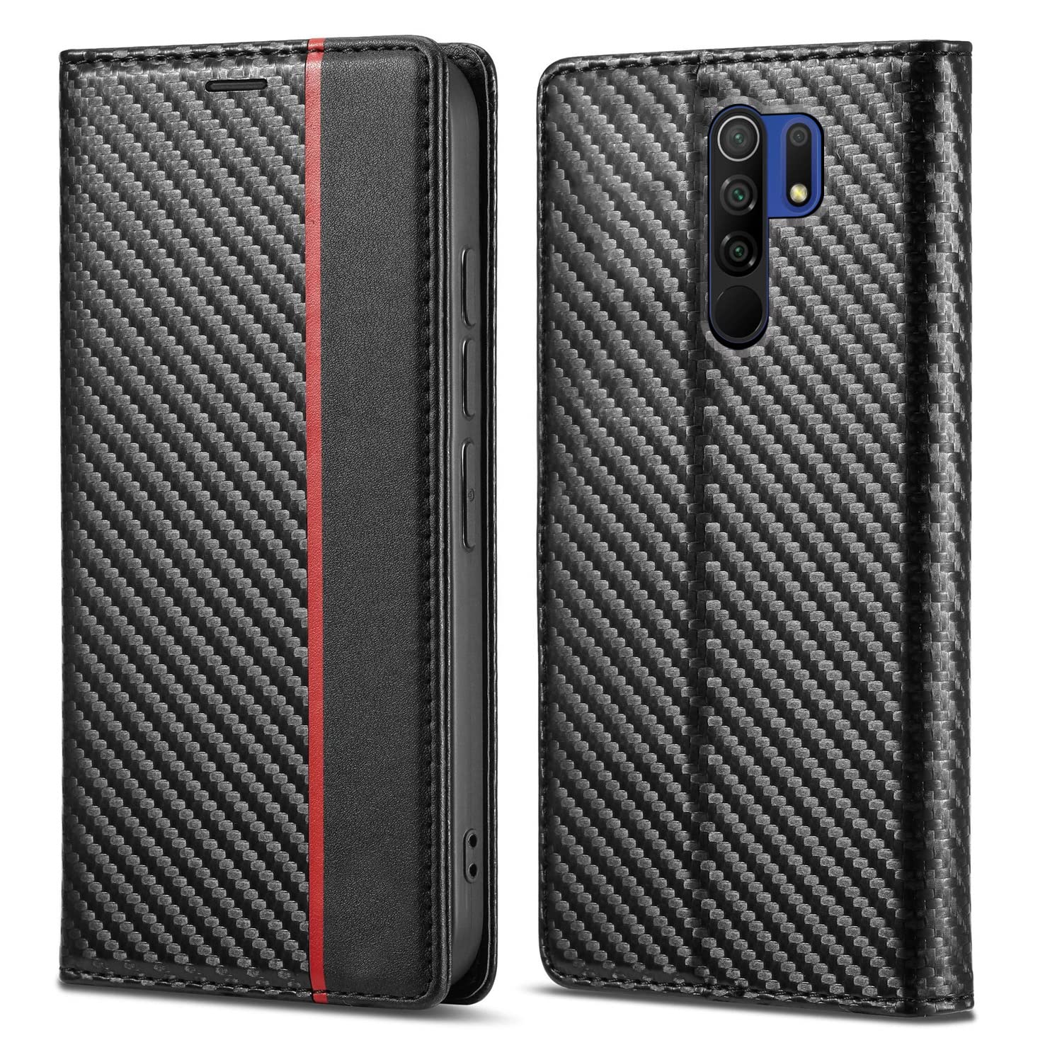 Pikkme Redmi 9 Prime/Poco M2 Wallet black flip cover