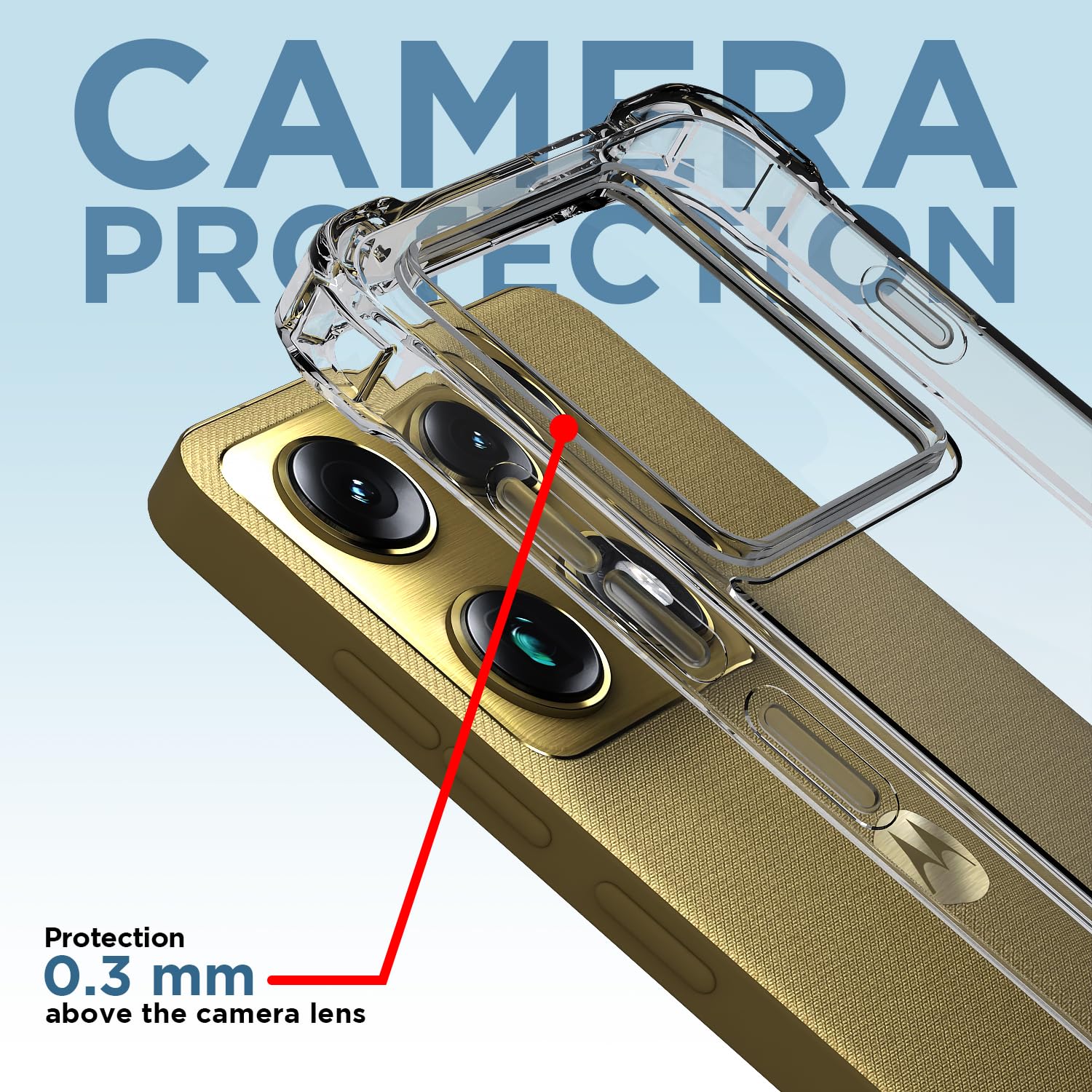 Pikkme Moto Edge 70 Ultra 5G PC-TPU transparent mobile cover – photo 5
