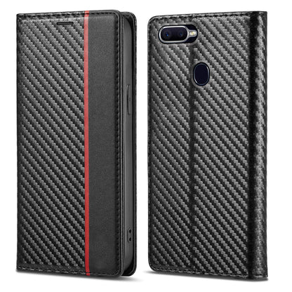 Black Carbon mobile flip cover for Oppo F9/F9 Pro/A5/A5s/A7/A11k/A12/Realme 2/2 Pro/Realme U1 – Pikkme