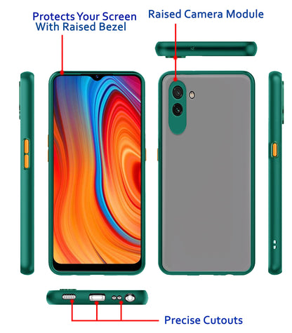 Pikkme Realme c3 Hybrid green back cover – photo 3